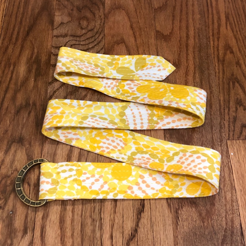J. CREW Yellow Belt